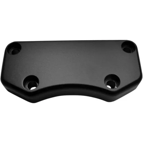 Drag Specialties Smooth Buffalo Handlebar Top Clamp for Harley - Flat Black