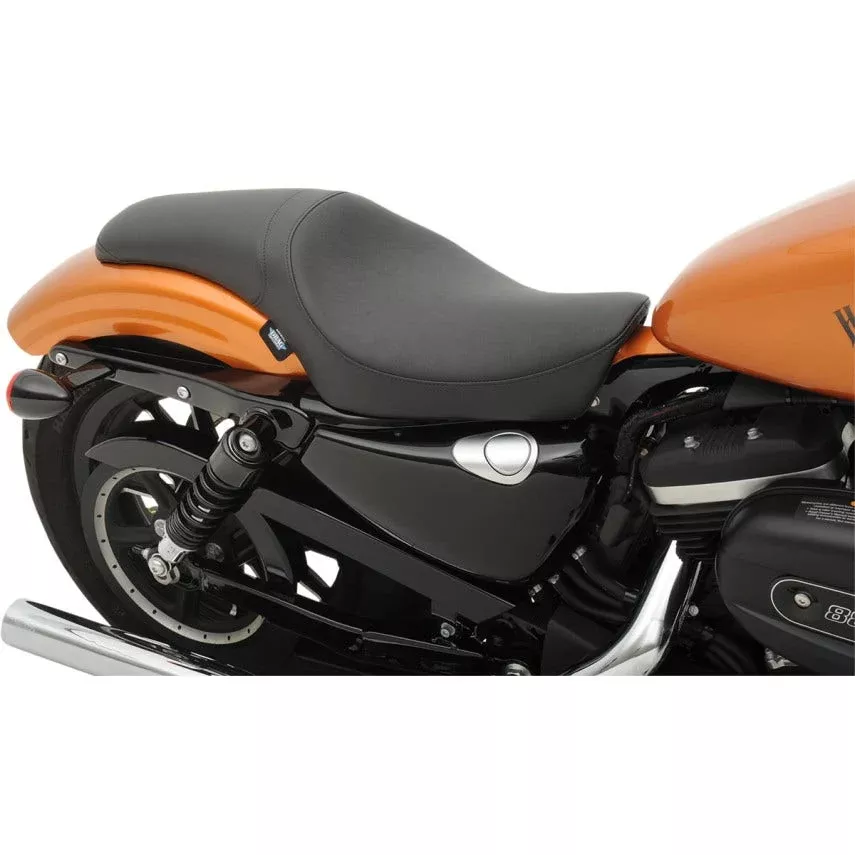 Drag Specialties Smooth Stitch Predator Seat for Harley Sportster XL 10-22