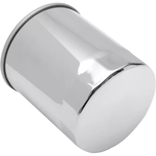 Drag Specialties Spin-On Oil Filter for Harley Evo and Sportster - Chrome