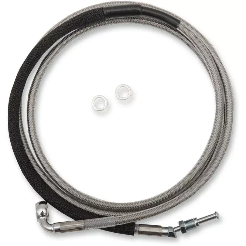Drag Stainless Braided Extended Plus + 8 Hydraulic Clutch Line Cable FLTRX 17-18