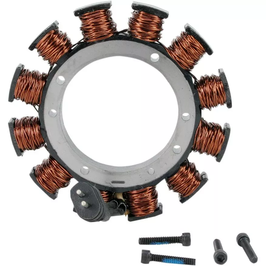 Drag Uncoated 15 Amp Alternator Stator Harley Shovelhead 70-75 Repl OEM 29965-70