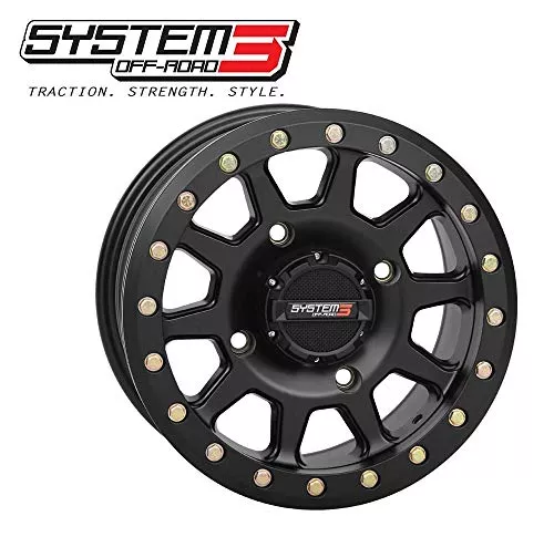 Dragonfire Racing 19-0084 SB-3 Beadlock Wheel - 15x7-5+2(+30mm) - 4/137 - Matte Black