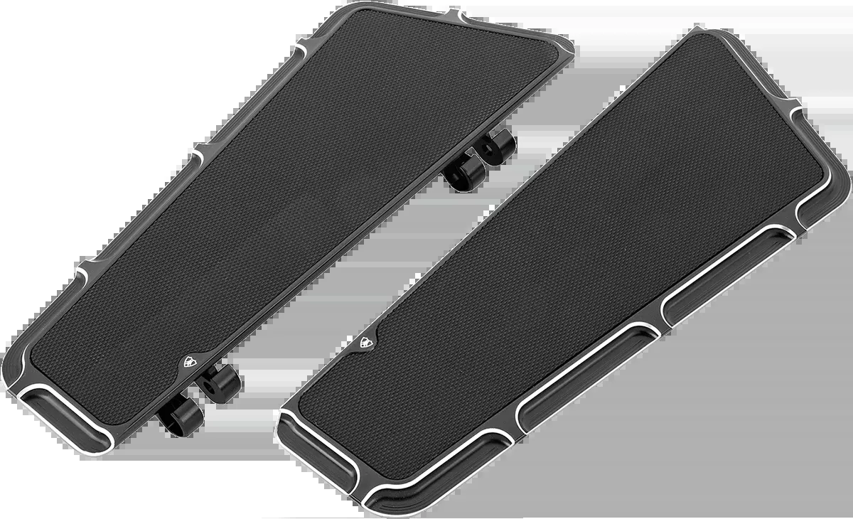 Driver Floorboards - Beveled - Black