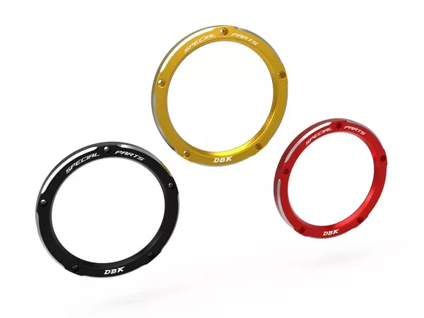 Ducabike DBK Ducati V2 Clear Clutch Cover External Ring Nut