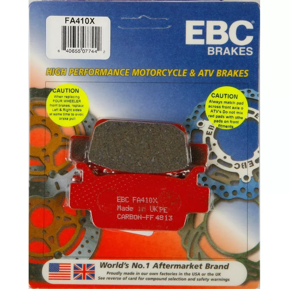EBC 1 Pair Performance X-Series Carbon Brake Pads MPN FA410X