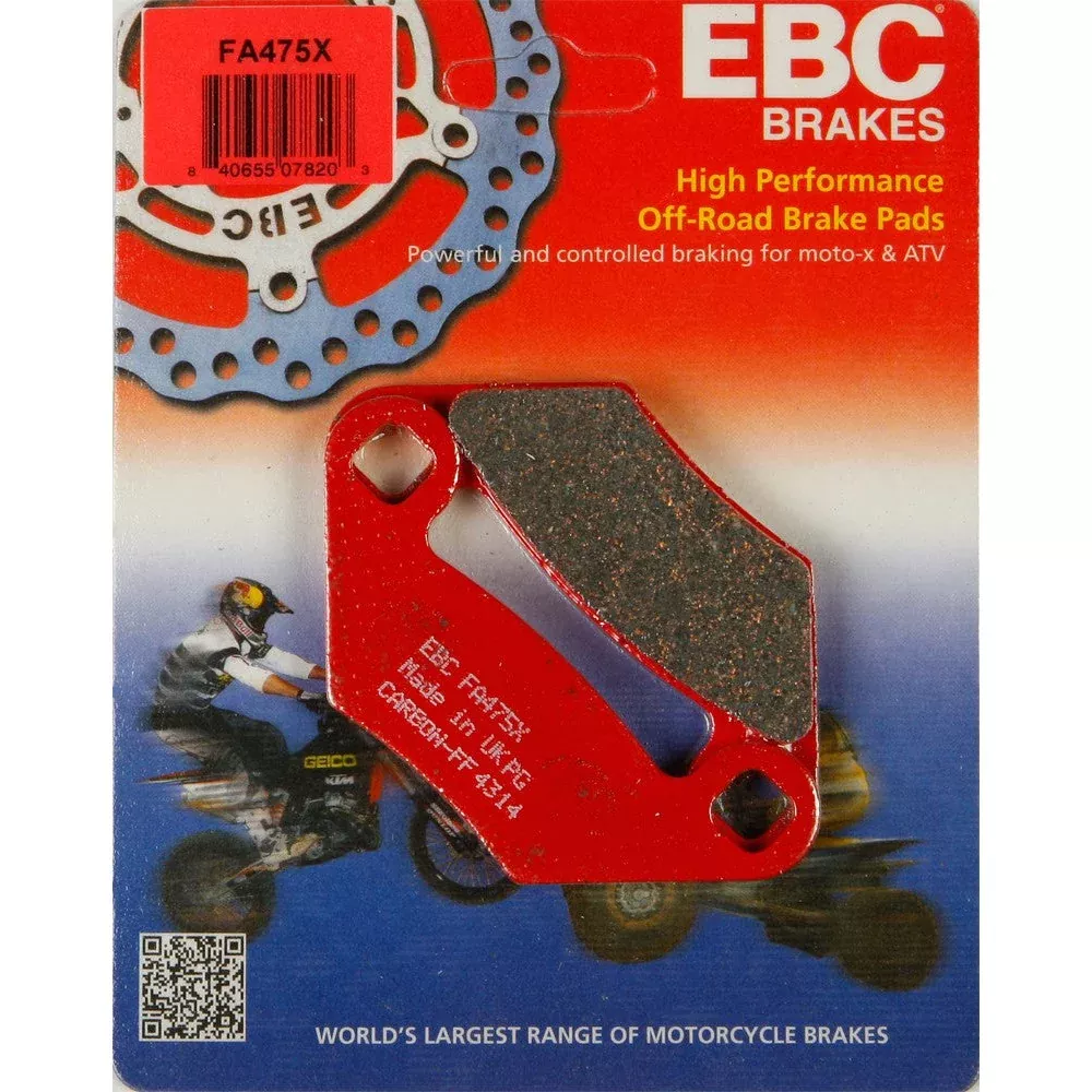 EBC 1 Pair Performance X-Series Carbon Brake Pads MPN FA475X