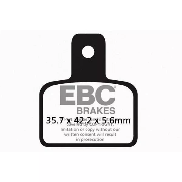 EBC 1 Pair Performance X-Series Carbon Brake Pads MPN FA495X