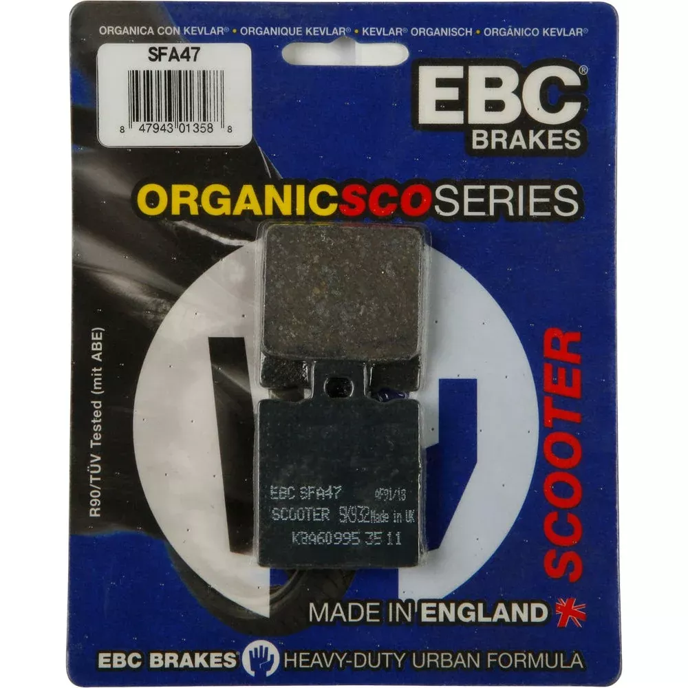 EBC 1 Pair Premium SFA Organic OE Replacement Brake Pads For Malaguti F18 2003-2004
