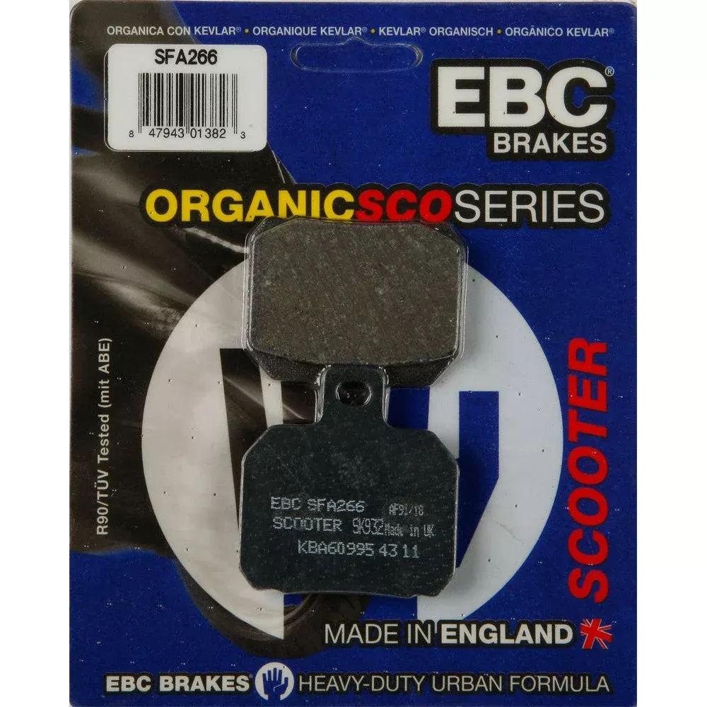 EBC 1 Pair Premium SFA Organic OE Replacement Brake Pads MPN SFA266