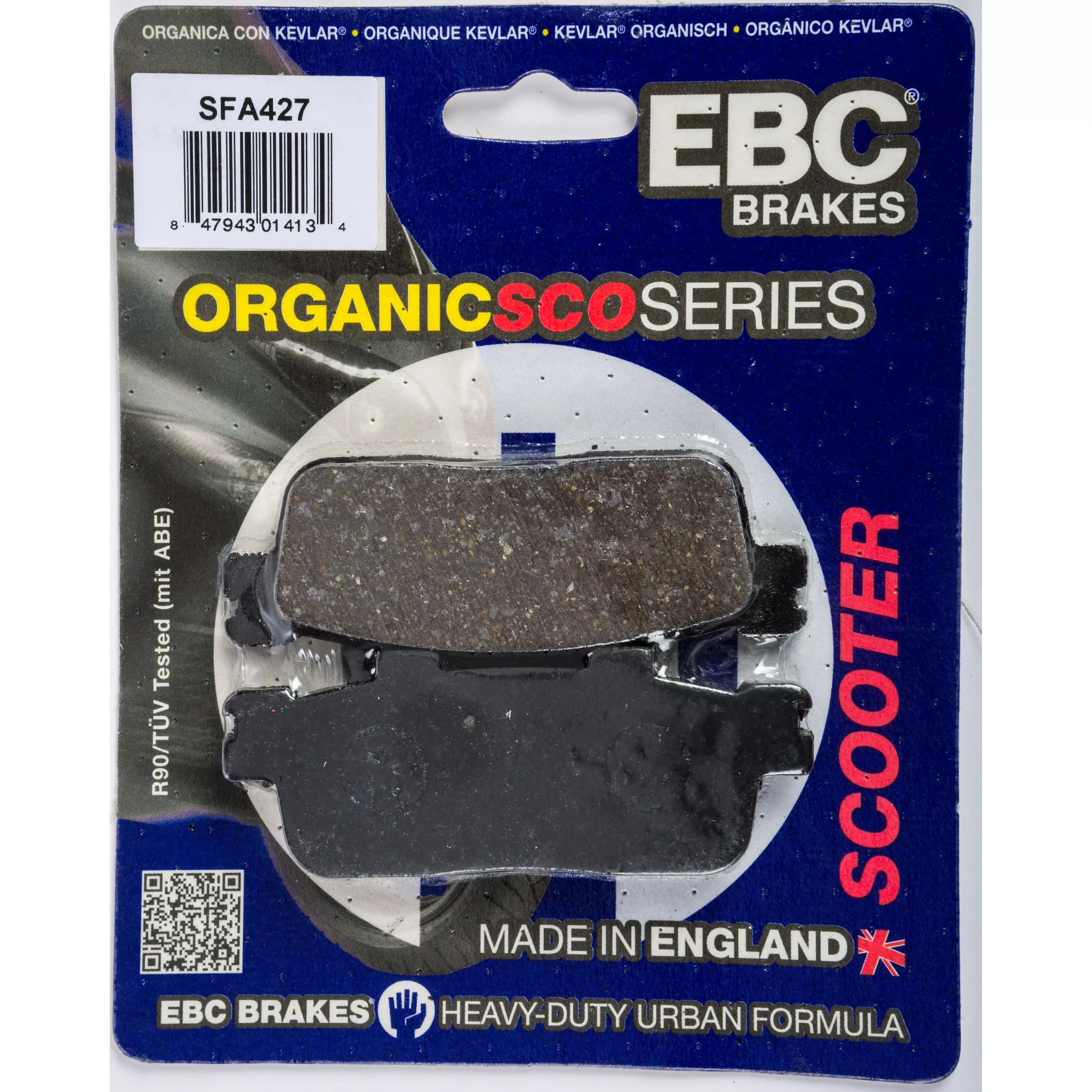 EBC 1 Pair Premium SFA Organic OE Replacement Brake Pads MPN SFA427
