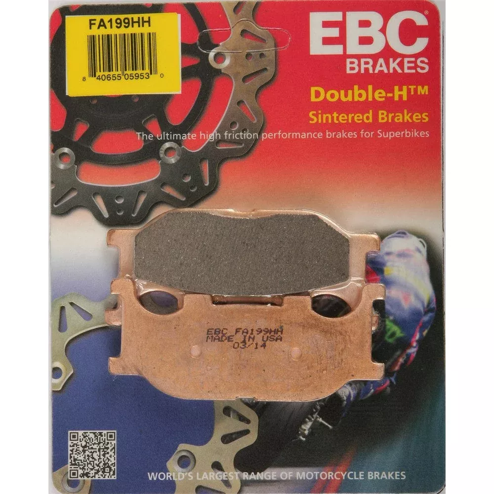 EBC 1 Pair Sintered HH Race Formula Brake Pads MPN FA199HH
