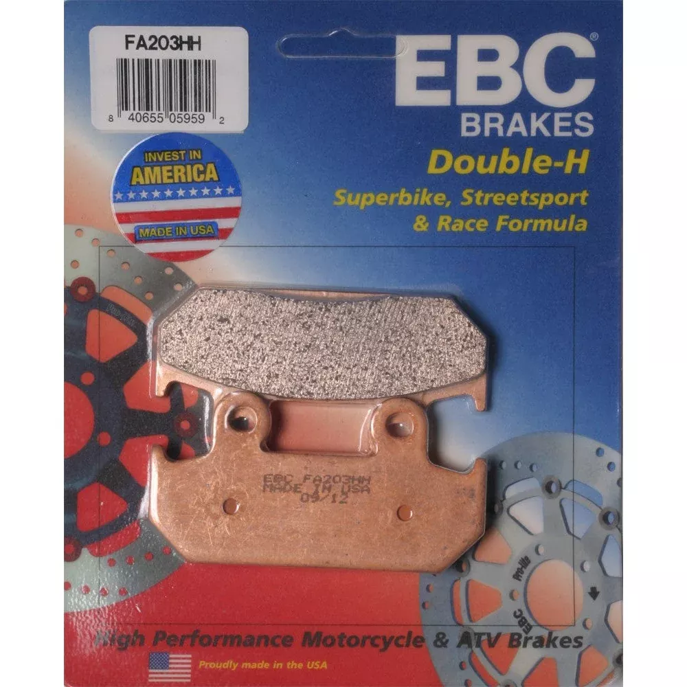 EBC 1 Pair Sintered HH Race Formula Brake Pads MPN FA203HH