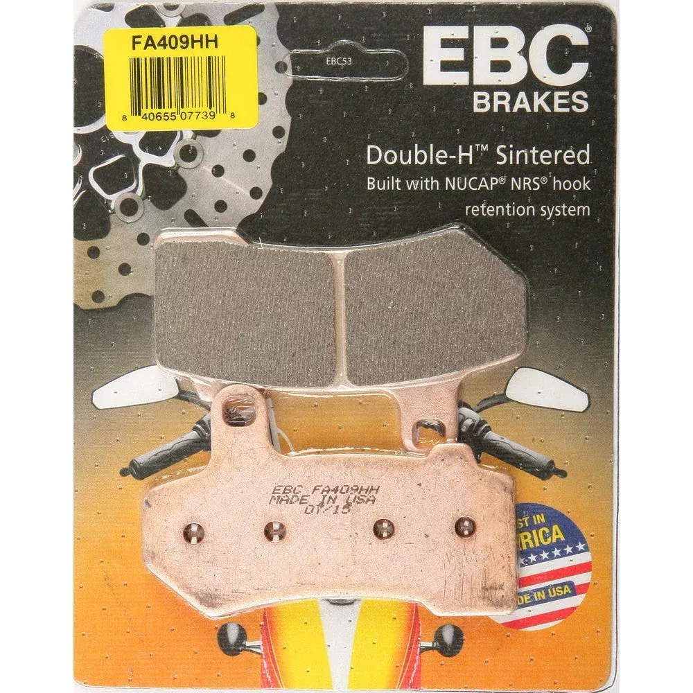 EBC 1 Pair Sintered HH Race Formula Brake Pads MPN FA409HH