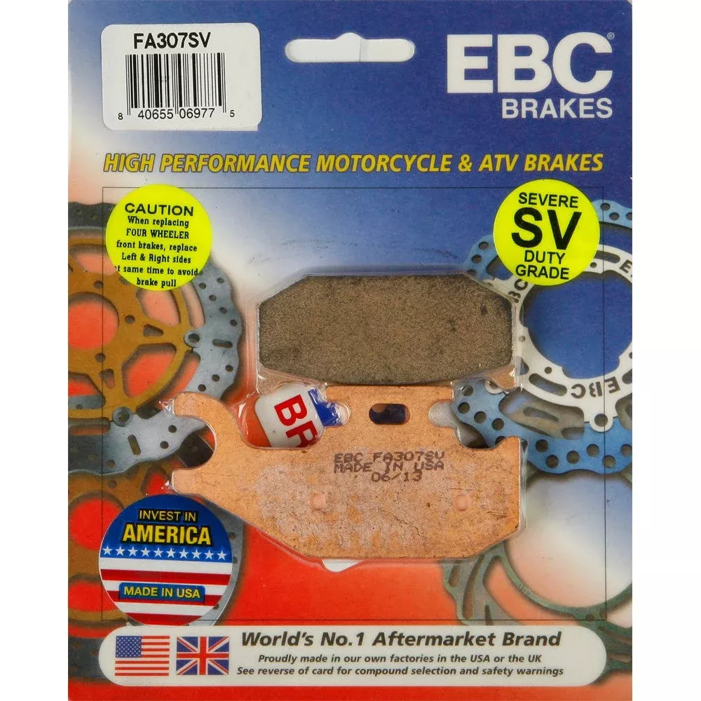 EBC 1 Pair SV Series Severe Duty Brake Pads MPN FA307SV