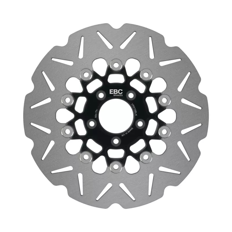 EBC Black Vee-Series Rotor For Harley Davidson Dyna Fat Bob FXDF 2009-2010