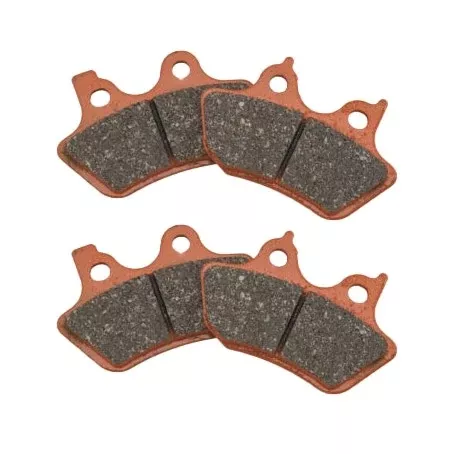 EBC FA400V x2Semi Sintered Front/Rear Brake V Pads Harley Big Twin 00-07 44082-00 Repl.