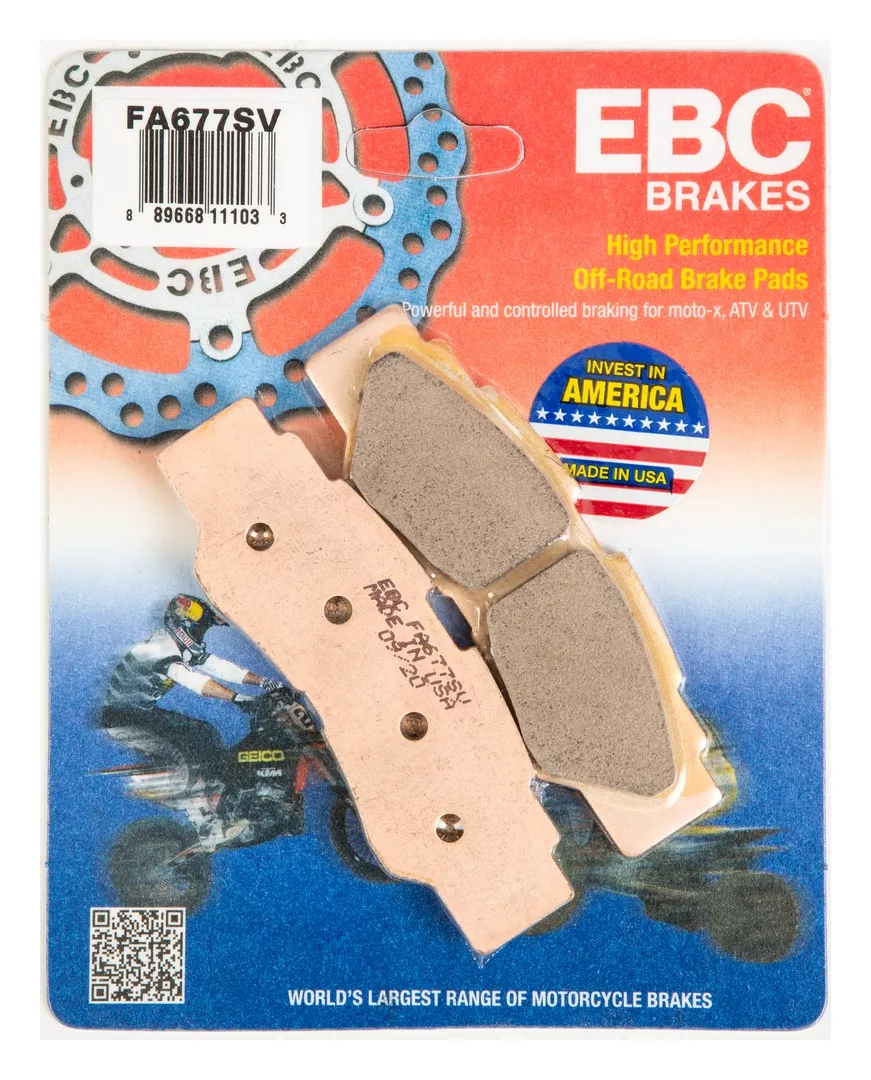 EBC FA677SV SV Series Severe Duty Rear Brake Pads Yamaha 2016-2021