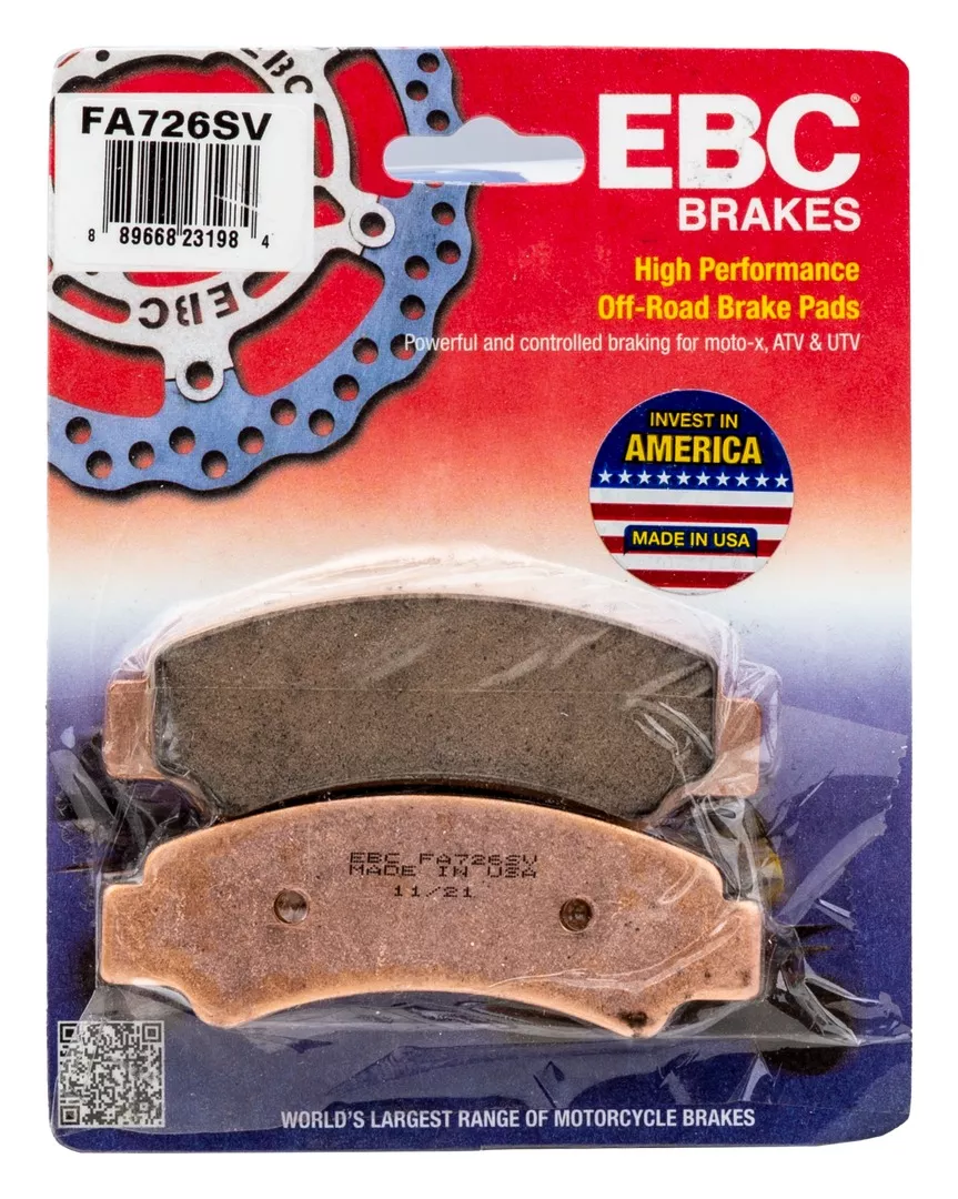 EBC FA726SV SV Series Severe Duty Front Brake Pads CFMoto Zforce / Uforce 2017-2021
