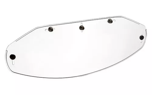 Echo Motorcycle Helmet 5-Snap Flat Shield