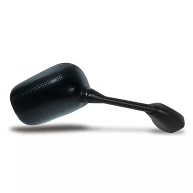 EMGO OEM Replacement Mirror for 00-01 Yamaha R1 Right Side Carbon (20-80503)