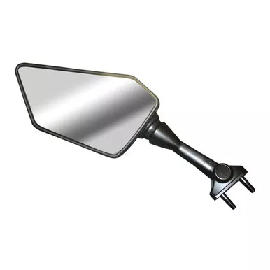 EMGO OEM Replacement Mirror for 08-11 Kawasaki EX250R Ninja Right Side Black