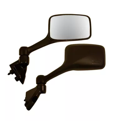EMGO OEM Replacement Mirror for 96-07 Kawasaki EX250R Ninja Left Side Black