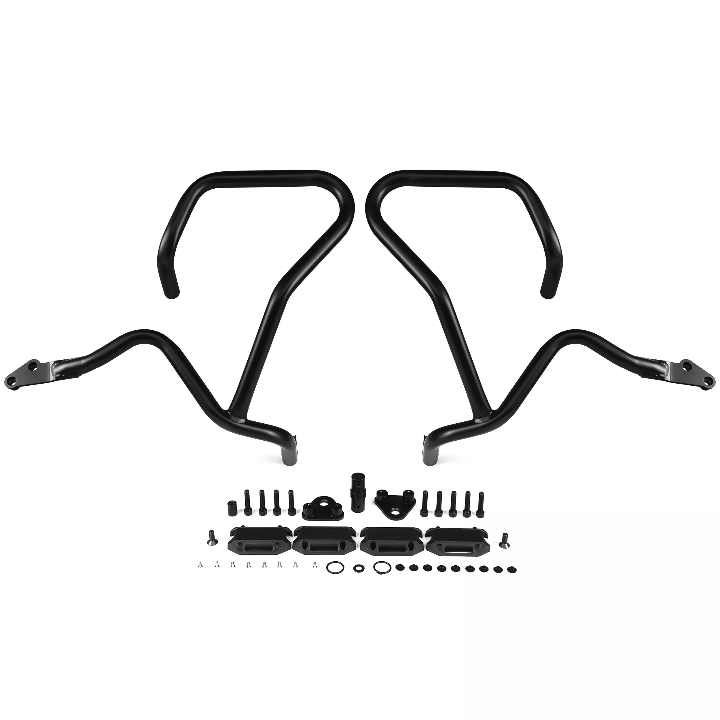 Engine Guard, Black, Highway Crash Bar For Kawasaki 2004-2008 KLV 1000, Suzuki 2002-2016 V-Strom 1000/DL1000