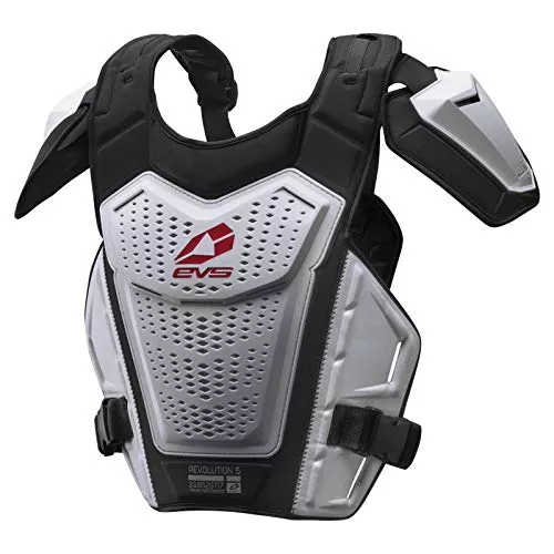 EVS Sports Unisex-Adult Revo 5 Roost Deflector (White, Small/Medium)