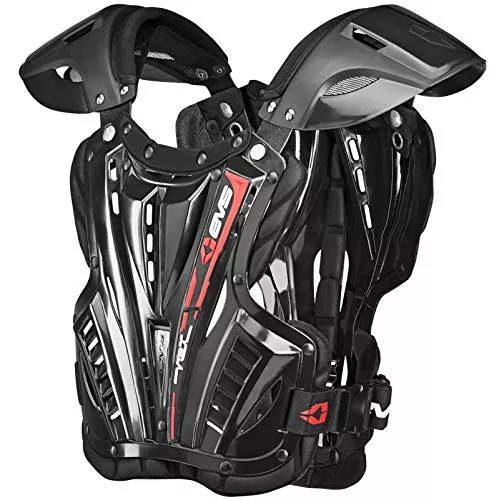 EVS Sports Unisex-Child Vex Roost Deflector (Clear/Black, Small (Youth))