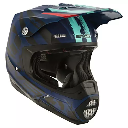 EVS T5 Grappler Adult Off-Road Motorcycle Helmet - Matte Dark Blue / Large