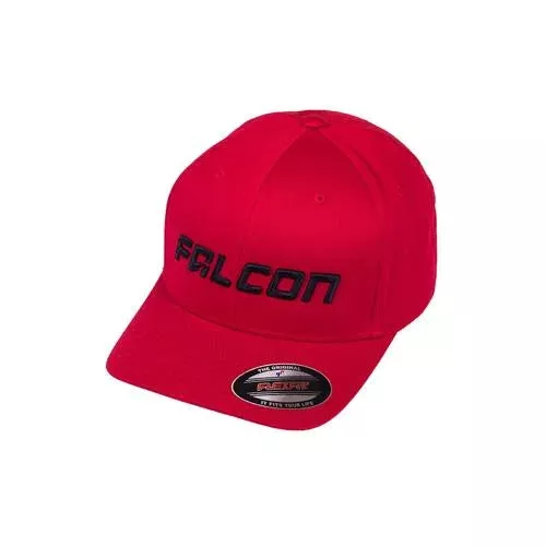 Falcon Shocks Curved Visor Hat – Red/Black – LG/XL 93-03-04-003
