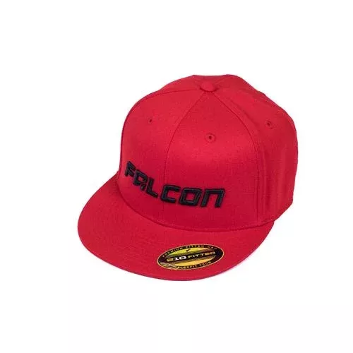 Falcon Shocks Flat Visor Hat – Red/Black – SM/MD 93-06-02-003