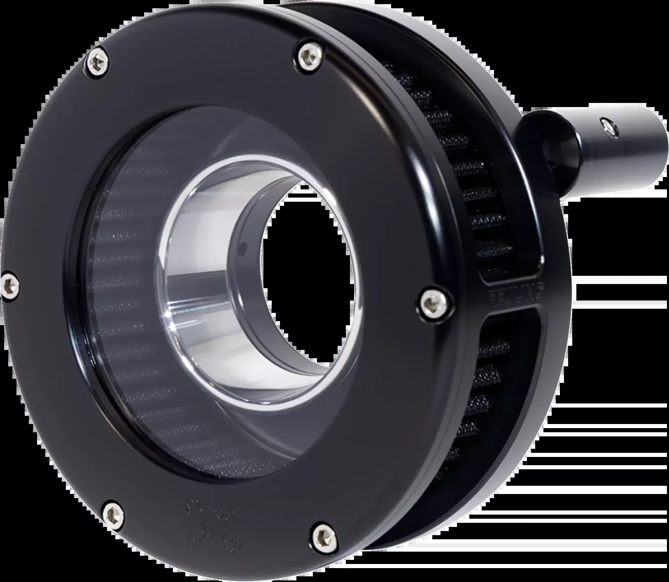 Feuling BA Slim Air Cleaner Kit - Black/Clear - Black Filter - Twin Cam - 5544-S
