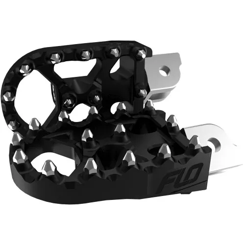 Flo Motorsports Black Rear Foot Pegs for 2018-2026 Harley Softail - Open Box
