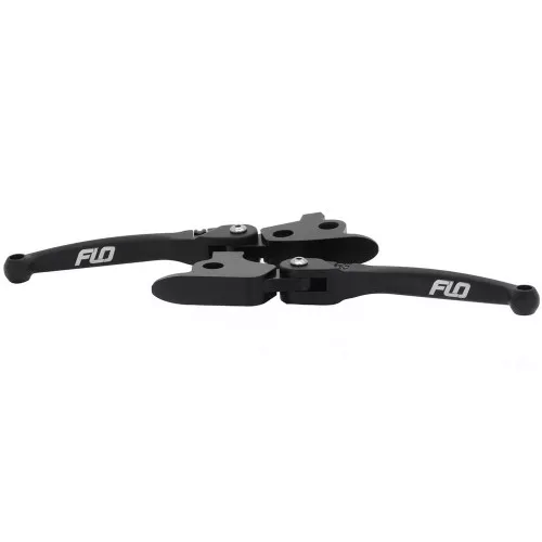 Flo Motorsports MX Style Adjustable Hand Levers for 2015-2024 Harley Softail - Black