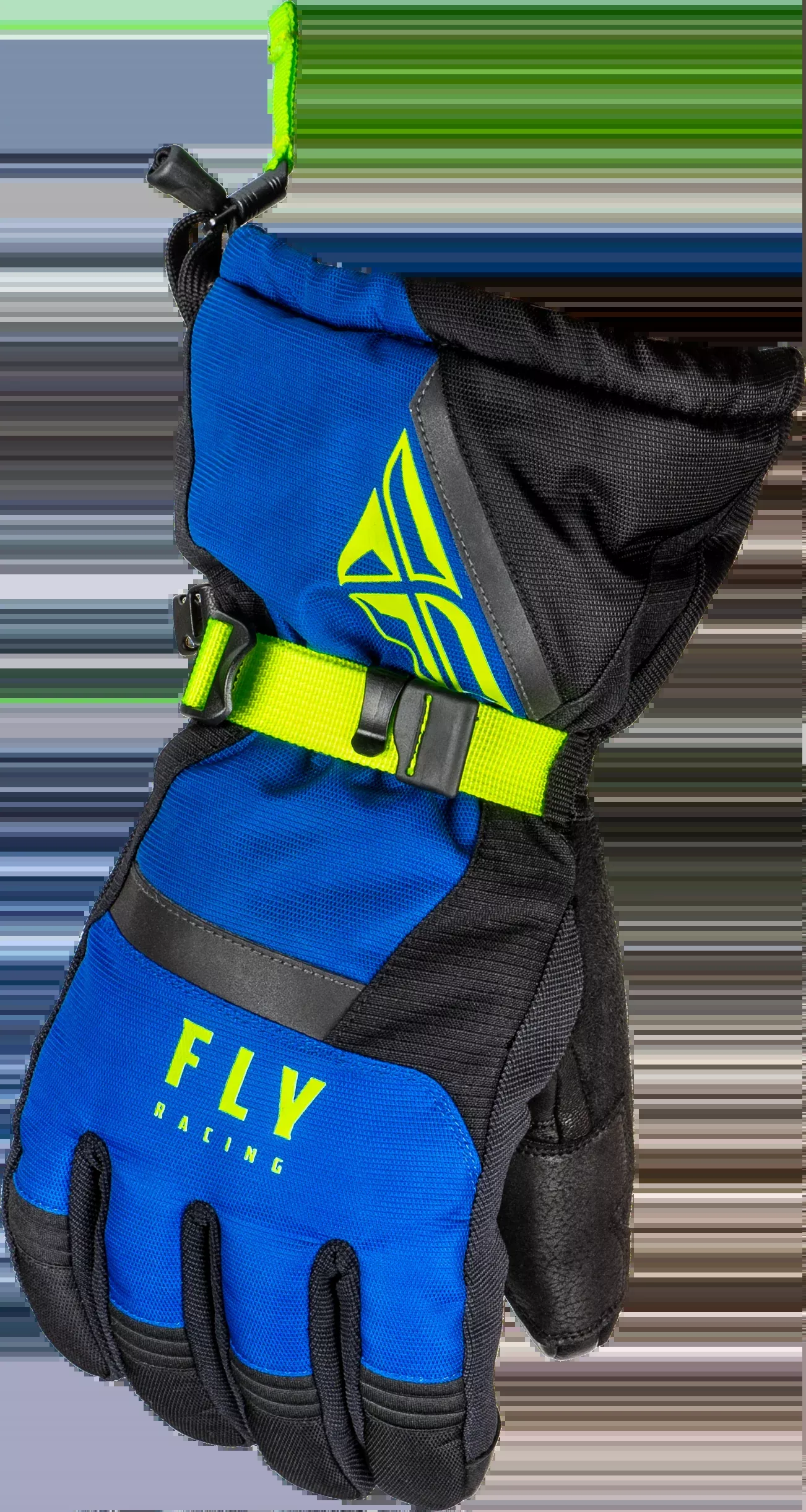 Fly Racing Cascade Gloves Black/Blue/Hi-Vis Xl-363-3922X