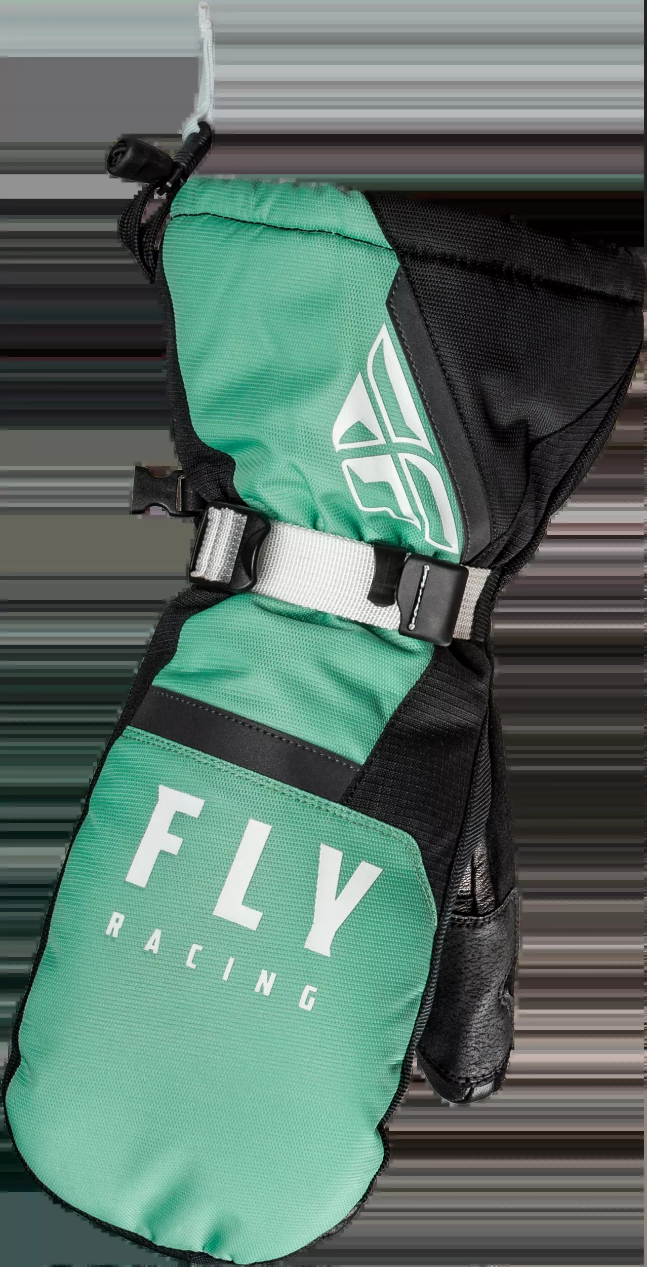 Fly Racing Cascade Mittens Black/Mint 3x-363-39323X