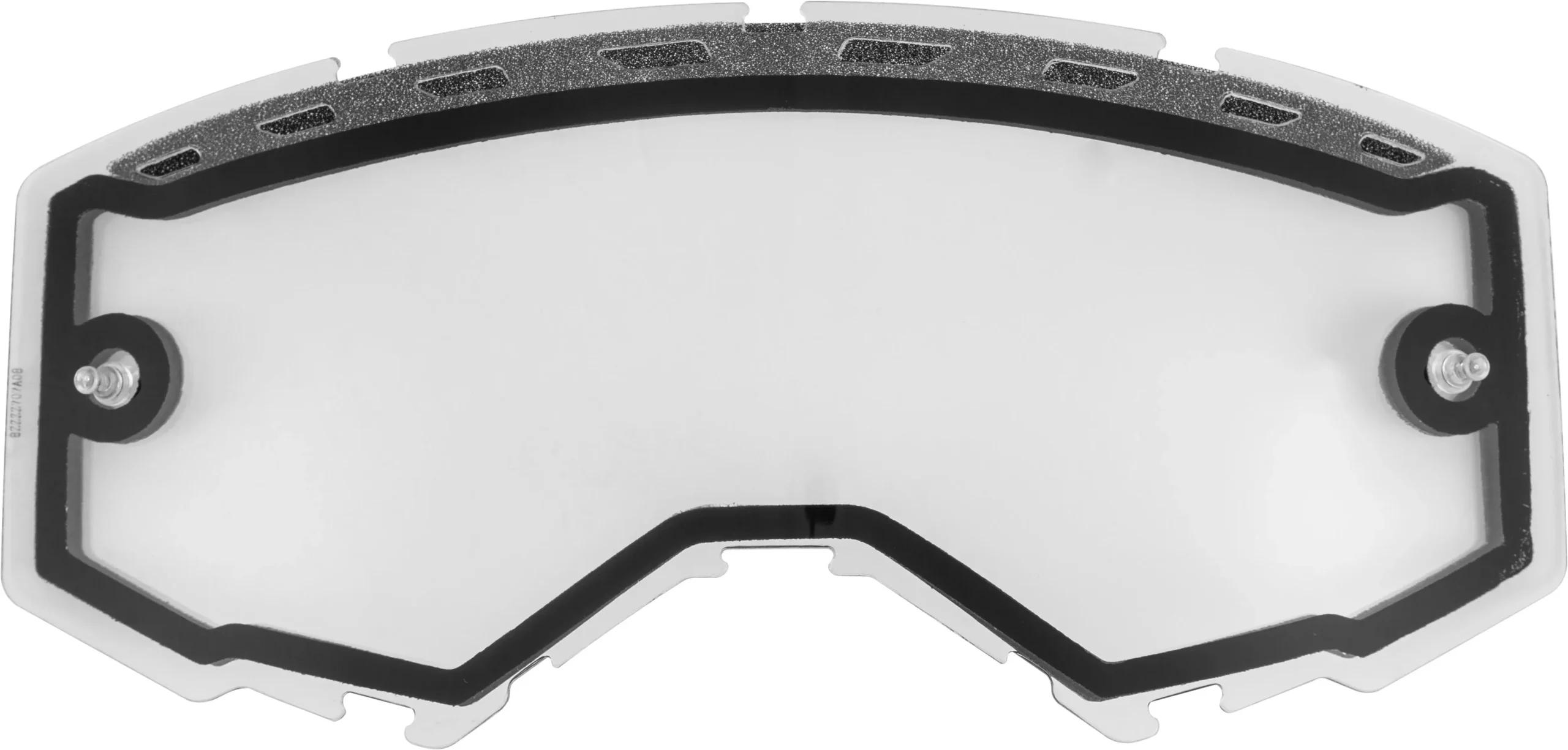 Fly Racing Dual Lens W/Vents And Post Clear-37-5471