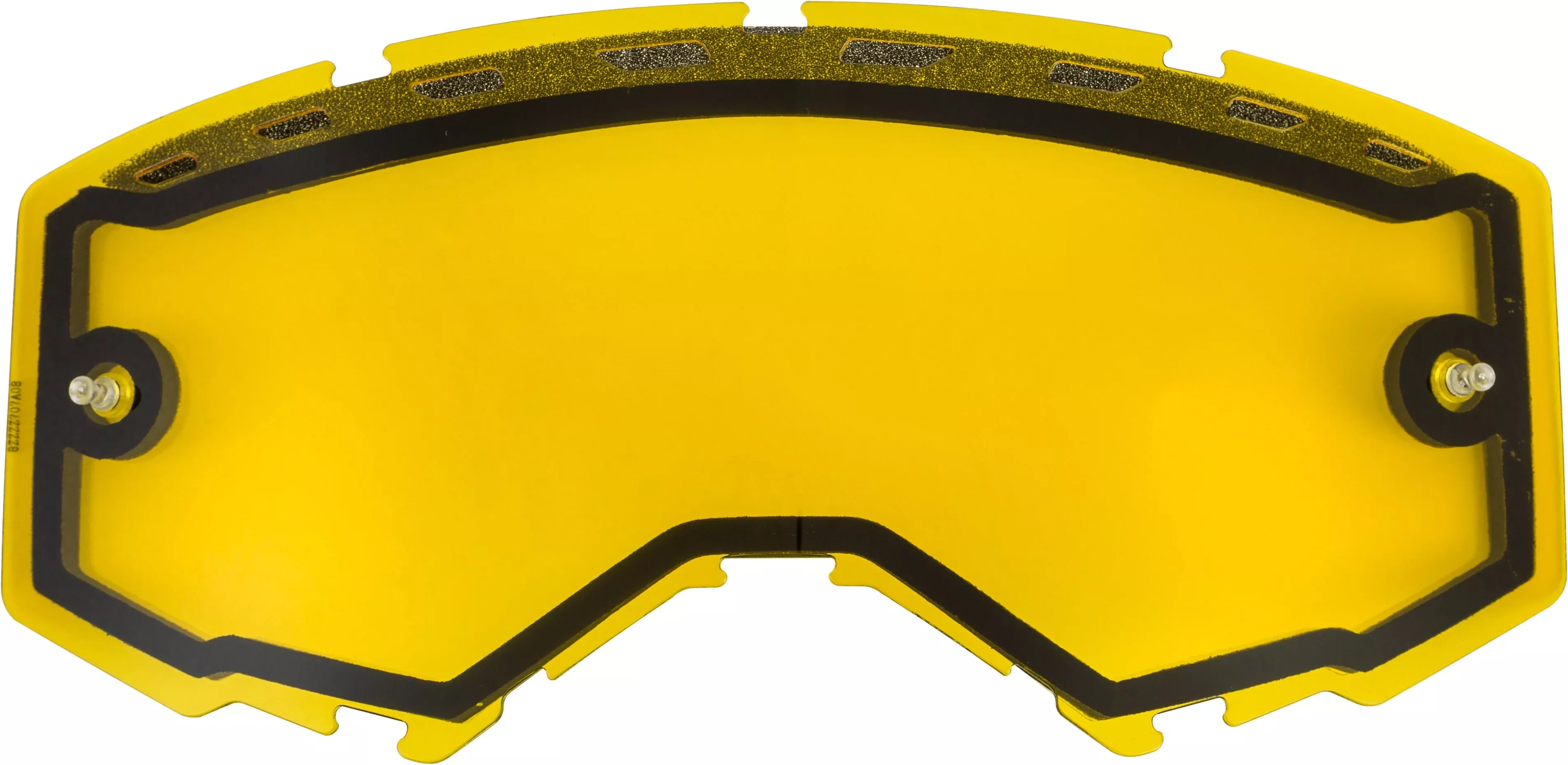 Fly Racing Dual Lens W/Vents And Post Yellow-37-5470
