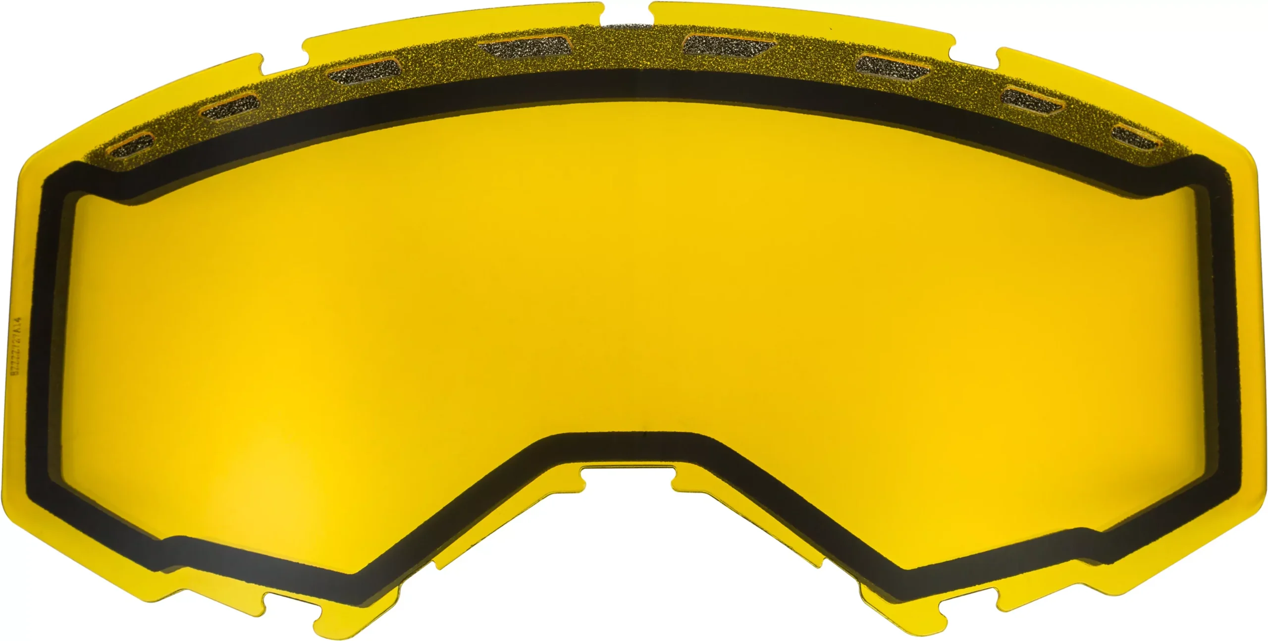 Fly Racing Dual Lens With Vents Adult Yellow-37-5451