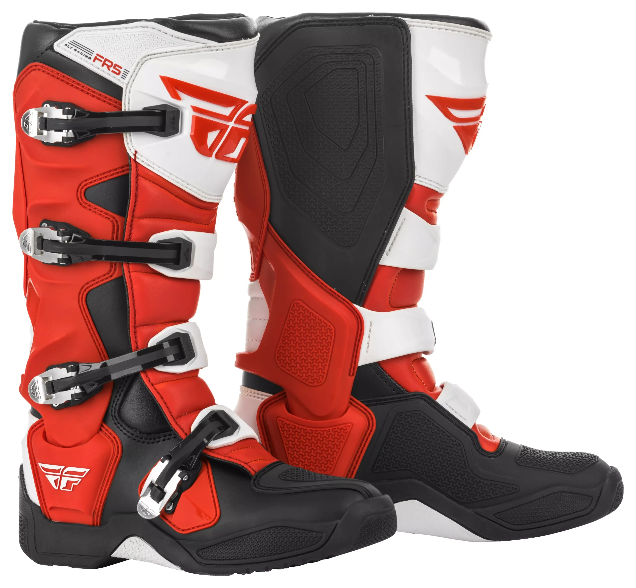 Fly Racing Fr5 Boots Red/Black/White Sz 12-364-71012