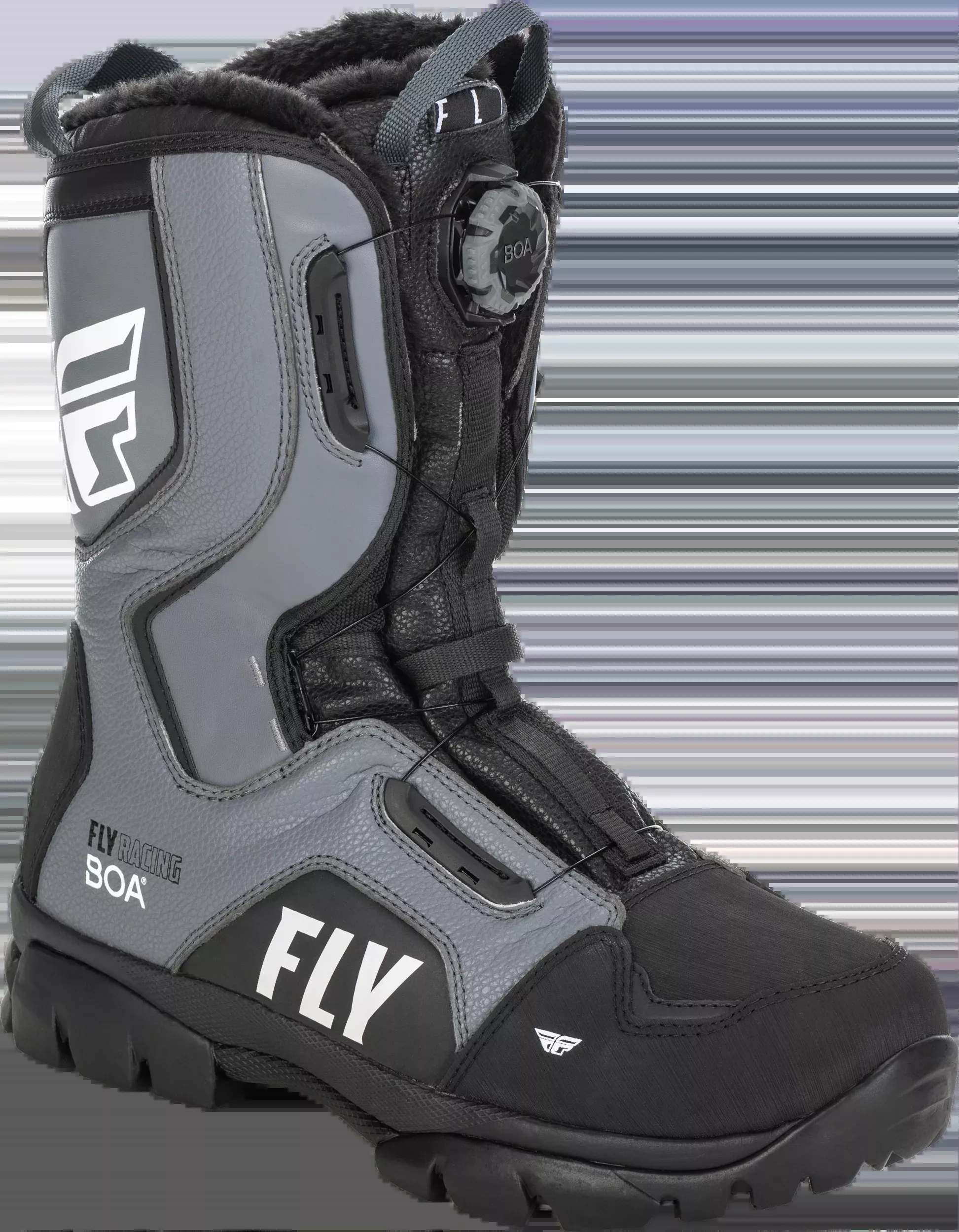 Fly Racing Marker Boa Boot Black/Grey Sz 09-361-96609