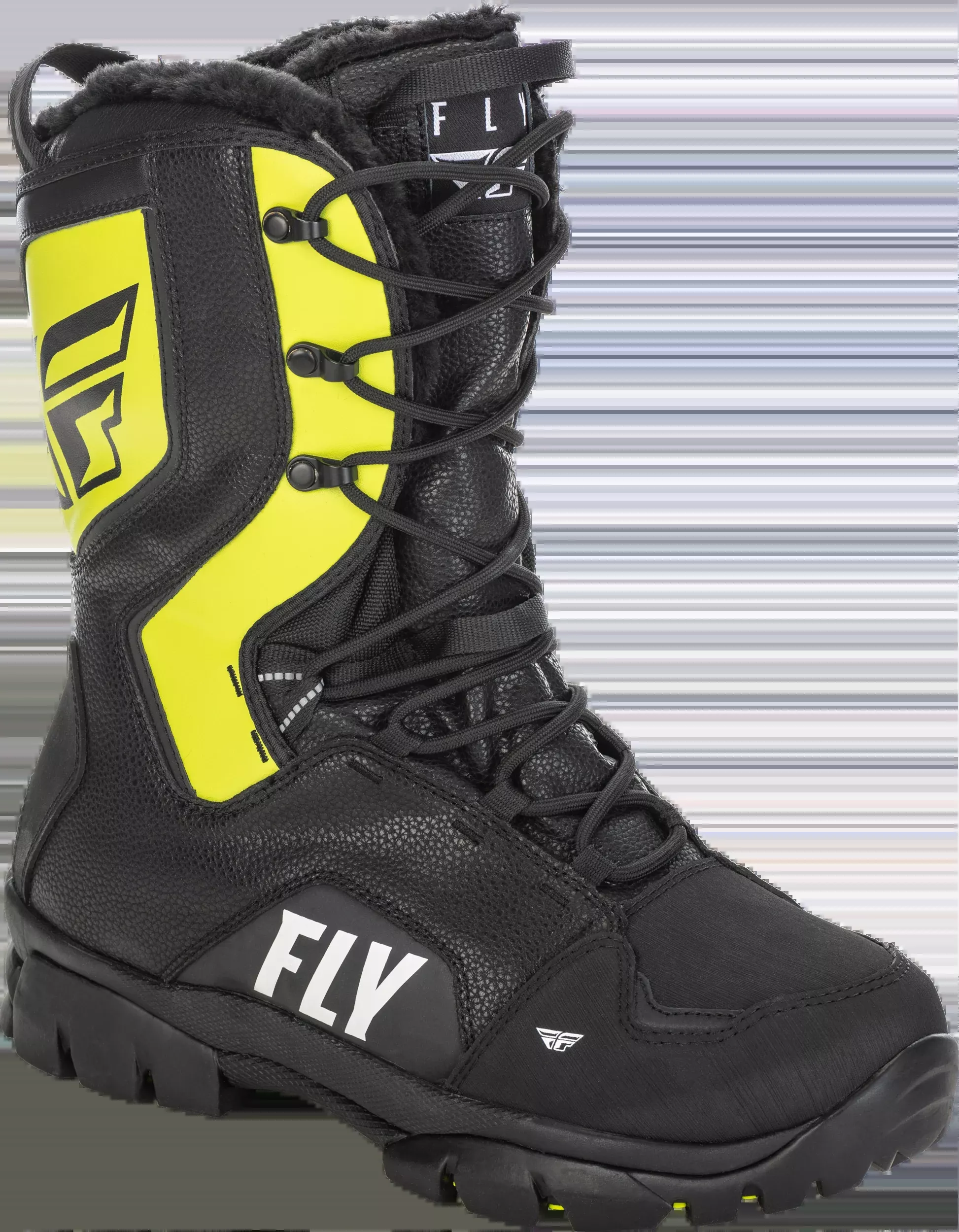 Fly Racing Marker Boot Black/Grey/Hi-Vis Sz 10-361-97310