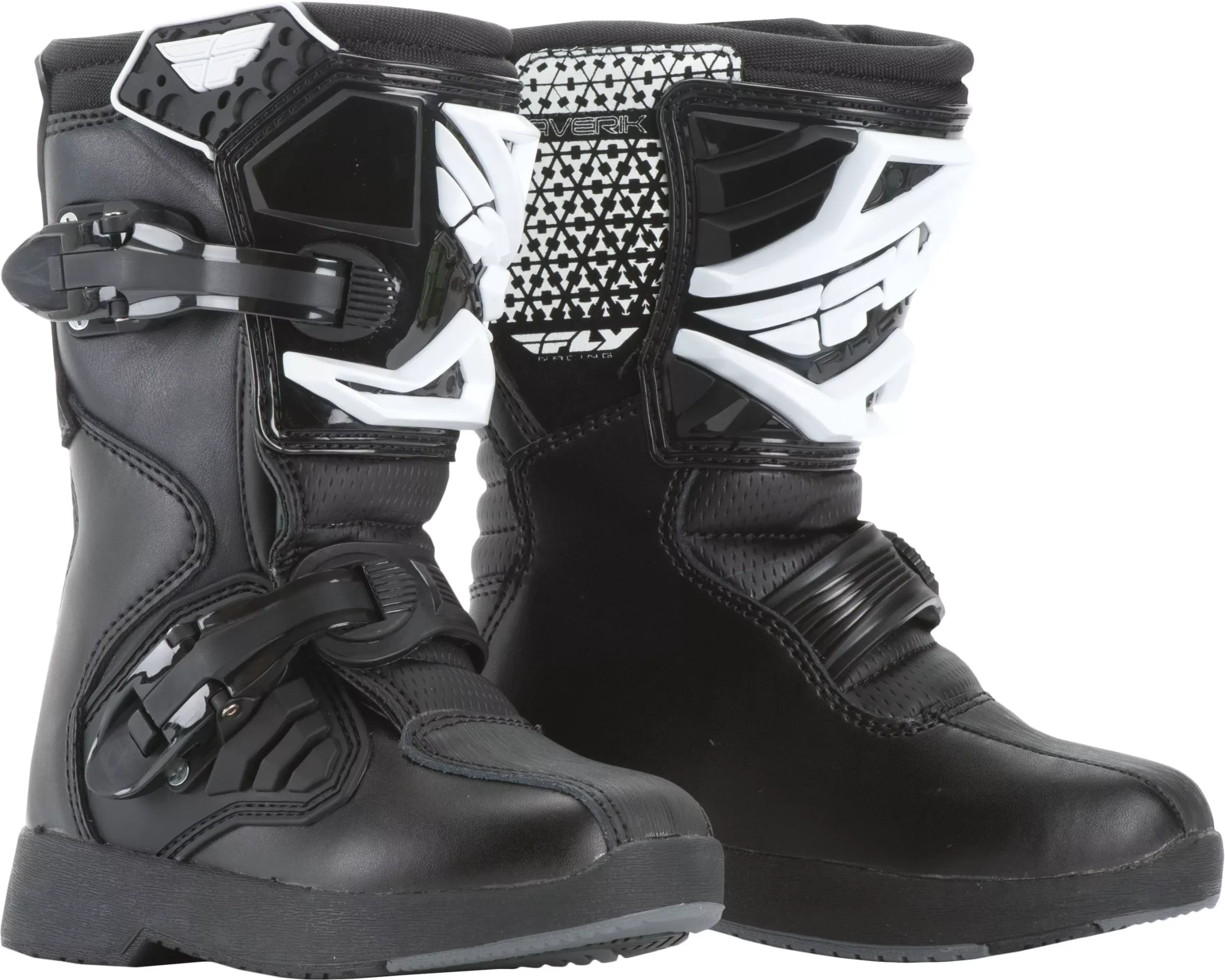 Fly Racing Youth Maverik Mini Boots Black Sz Y11-364-55097