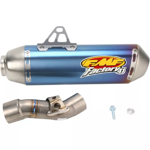 FMF Factory 4.1 Slip-On Muffler Anodized Titanium/Titanium (044235)