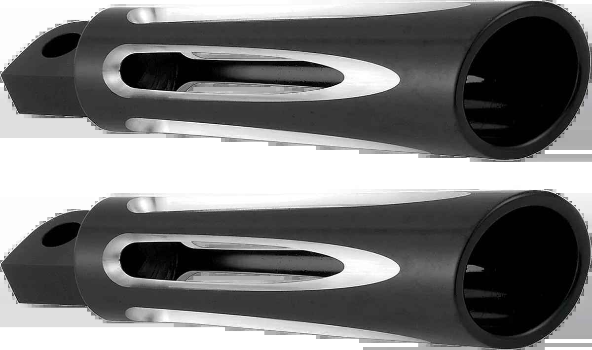 Footpegs - Deep Cut - Black