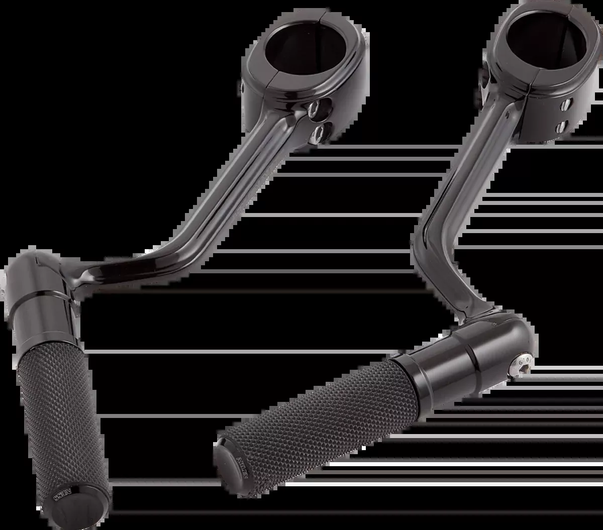 Forged Highway Peg Mounts w/ Pegs - Black