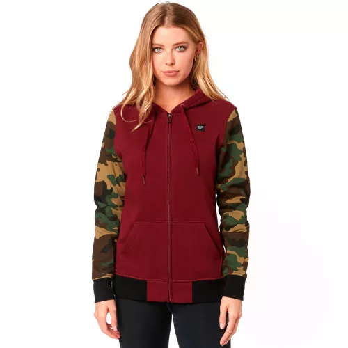 Fox Racing Everglade Camo Womens Zip Up Hoody