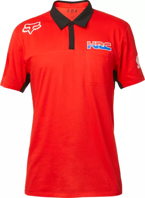 Fox Racing HRC Airline Mens Short Sleeve Polo T-Shirt