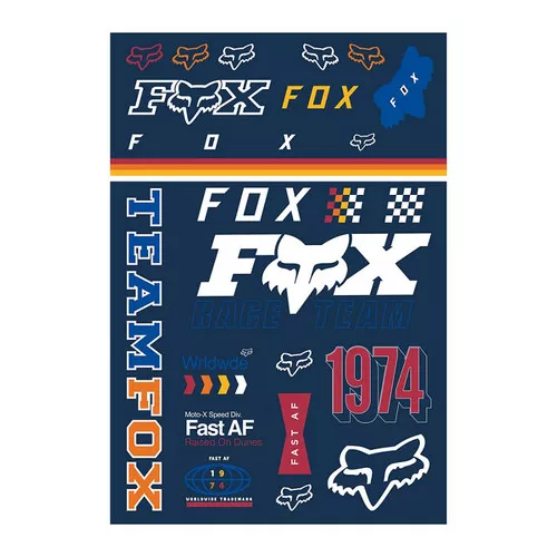 Fox Racing Murc Track Pack Sticker Sheet